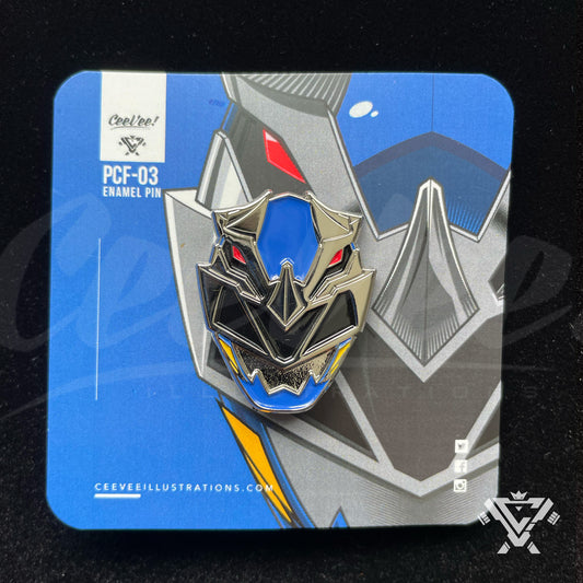 PCF-03 Cosmic Blue Ranger - Collectible Enamel Pin