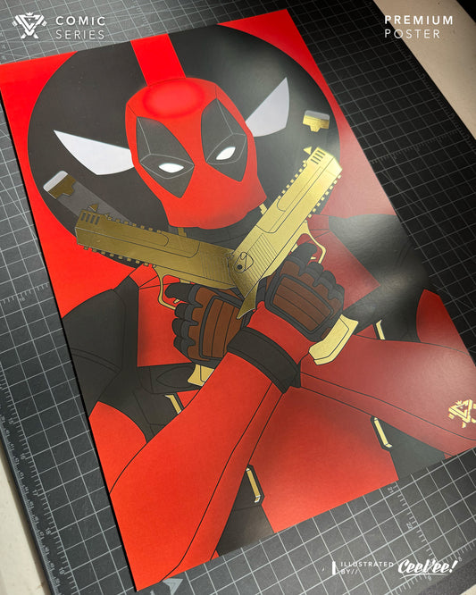 Deadpool Premium Foil Poster - 11" x 17"