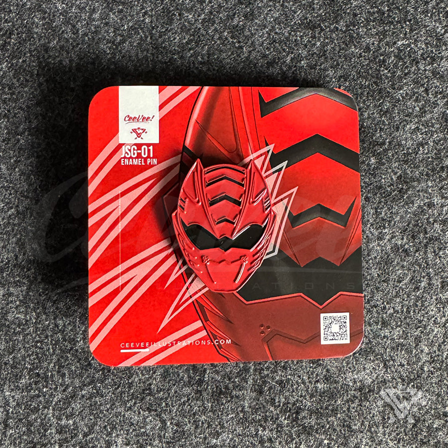 JSG-01 GekiRed Collectible Enamel Pin