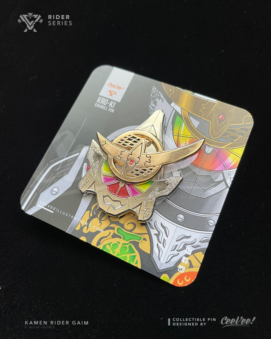 KRG-KI Kamen Rider Gaim Kiwami Arms Premium Collectible Enamel Pin