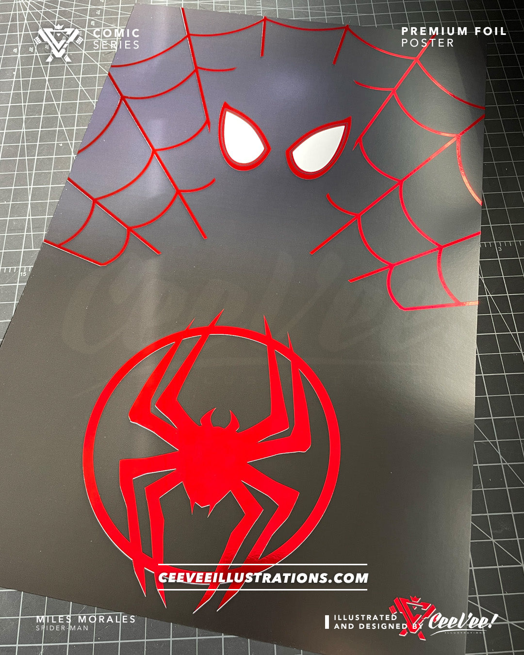 Miles Morales Premium Foil Poster - 11" x 17"