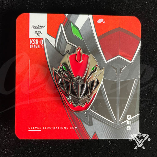 KSR-01 Ryusoul Red - Collectible Enamel Pin