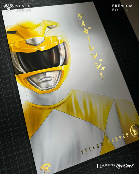 TigerRanger Premium Foil Poster - 11" x 17"