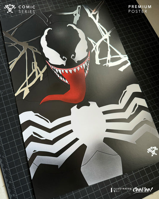 Venom Premium Foil Poster - 11" x 17"