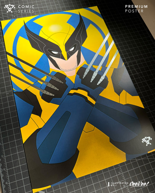 Wolverine Premium Foil Poster - 11" x 17"