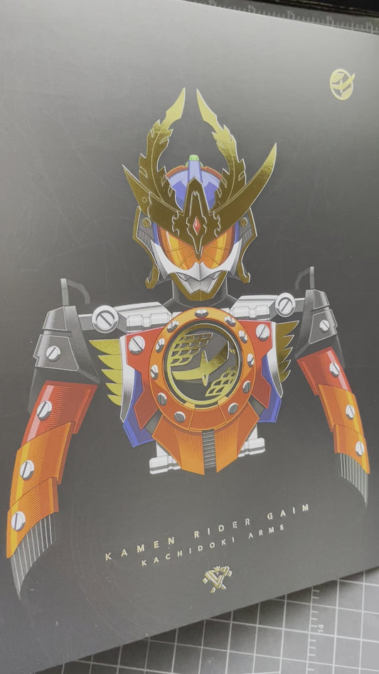 Kamen Rider Gaim Kachidoki Arms Mini Foil Poster