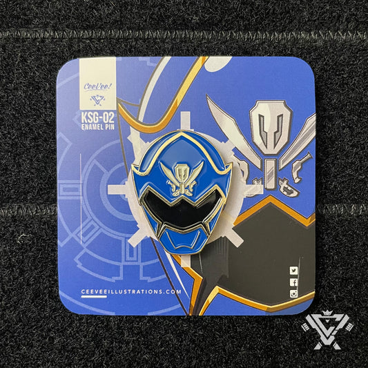 KSG-02 GokaiBlue - Collectible Enamel Pin