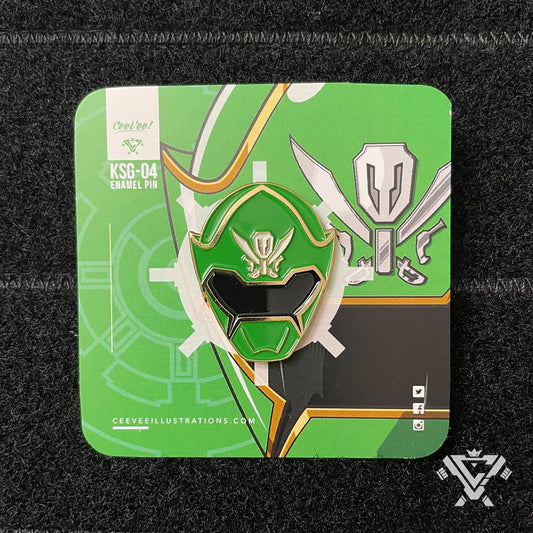 KSG-04 GokaiGreen - Collectible Enamel Pin