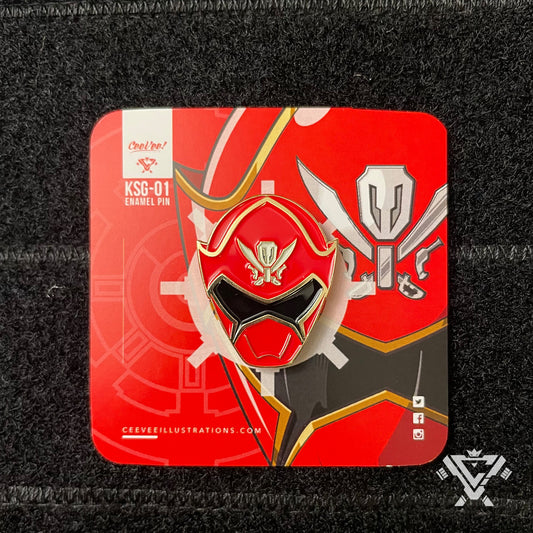 KSG-01 GokaiRed - Collectible Enamel Pin