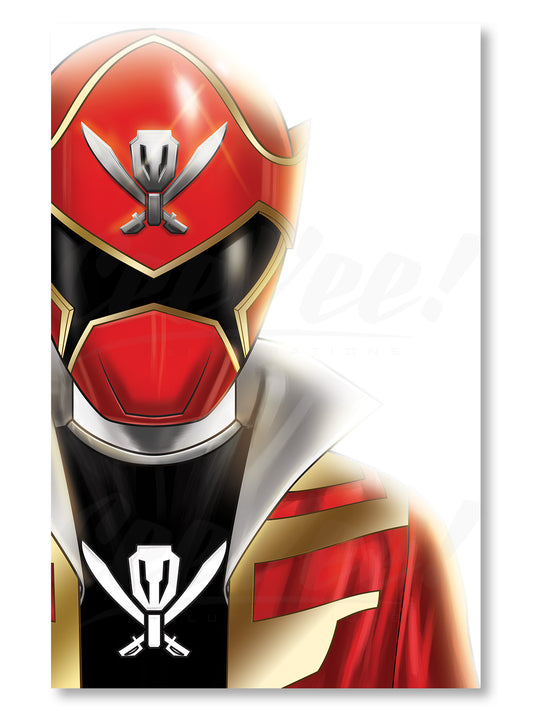 Gokai Red - 11" x 17" Poster