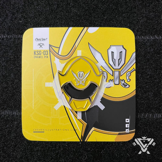 KSG-03 GokaiYellow - Collectible Enamel Pin