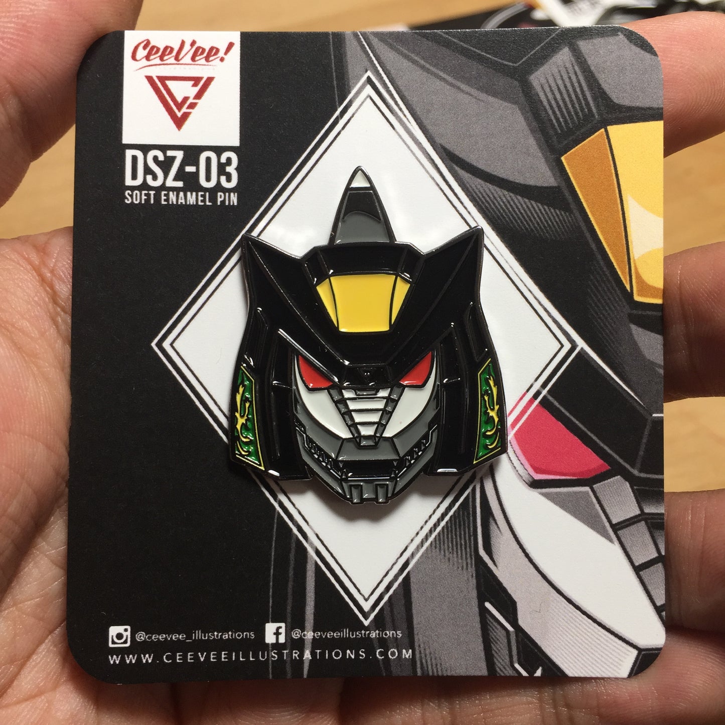 ZYU-DC Dragon Caesar - Collectible Enamel Pin