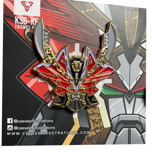 KSG-KG Kanzen Gokaioh - Collectible Enamel Pin