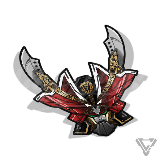 Kanzen Gokaioh - 4"x 4" Premium Foil Sticker