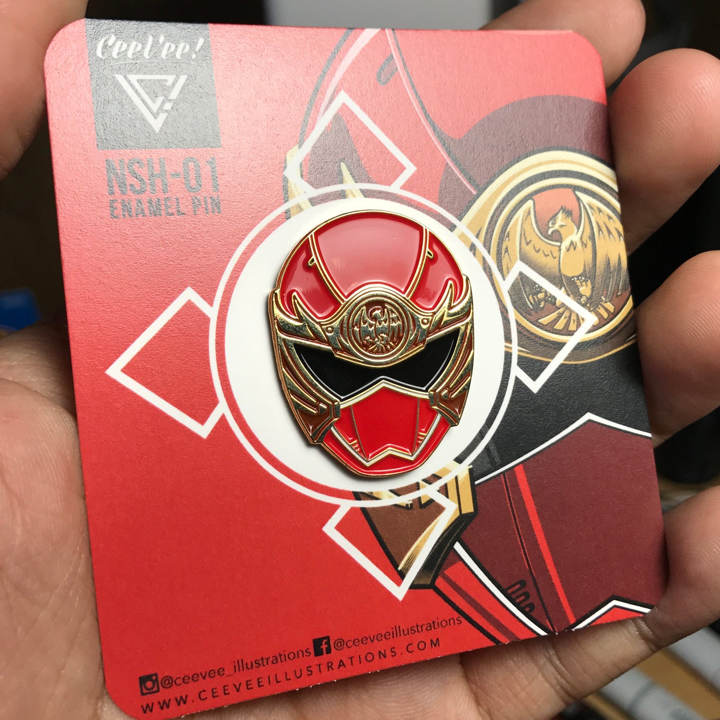 NSH-01 Air Ninja - Soft Enamel Collectible Pin