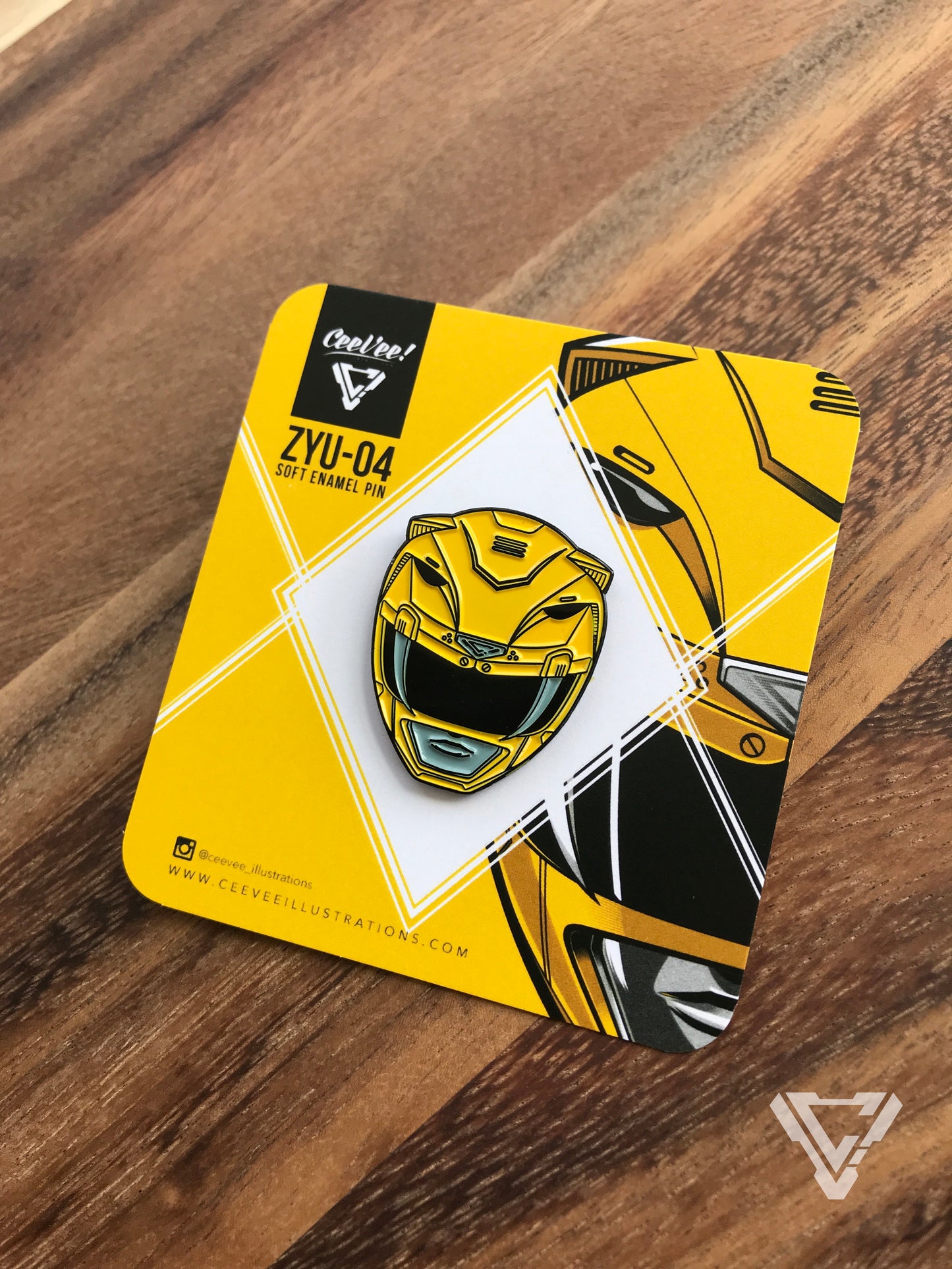 ZYU-04 Tigerranger - Soft Enamel Collectible Pin