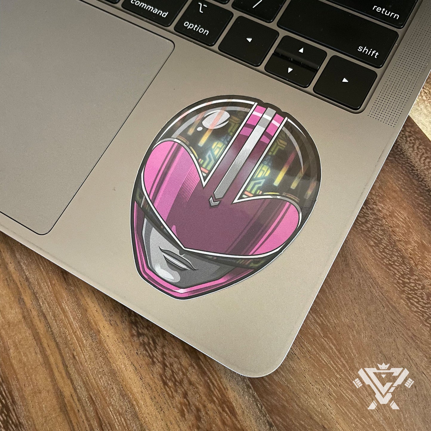 MST-02 TimePink - 3"x 3" Holofoil Vinyl Sticker