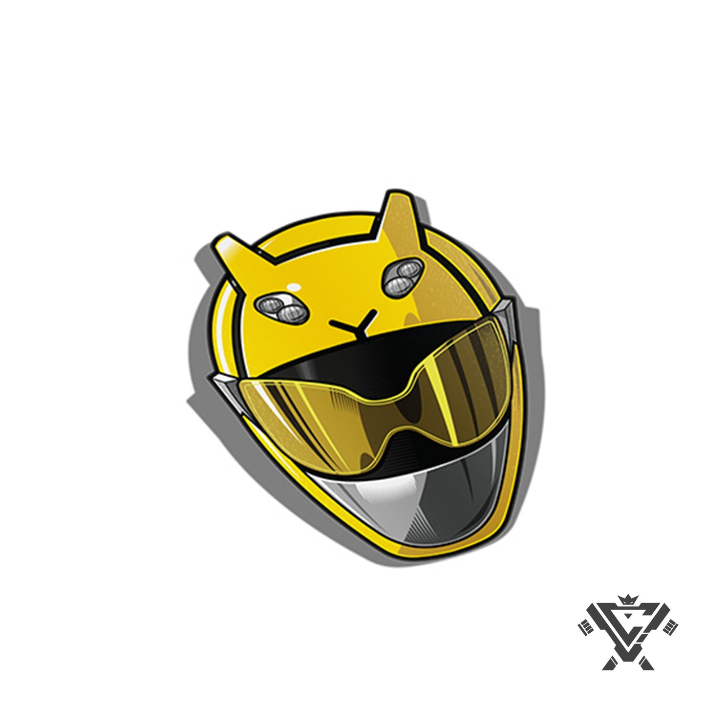 TSG-03 Yellow Buster - 3"x 3" Vinyl Sticker