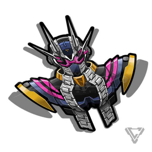 Zi-O II - 4"x 4" Vinyl Sticker